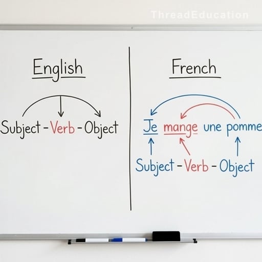 L’ordre des mots : quand le français ne suit pas l’anglais