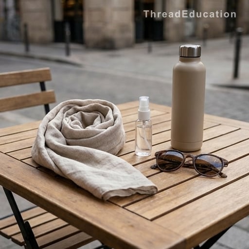 Le kit de survie anti-canicule pour terrasse (sans ressembler à un touriste)