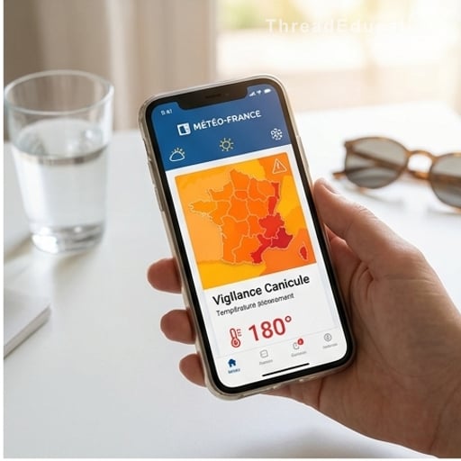 Surveillez la météo et les alertes canicule