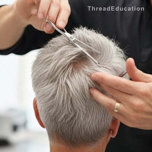 Cheveux courts et lunettes : l’équilibre parfait