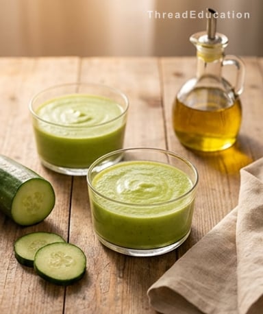 Salmorejo vert au courgette : la fraîcheur estivale en une cuillère