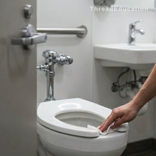 Le siège des toilettes : moins sale qu’on ne le croit (mais pas innocent)