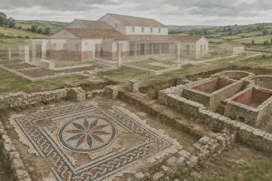 The mosaic is only part of what Devon’s Roman villa reveals