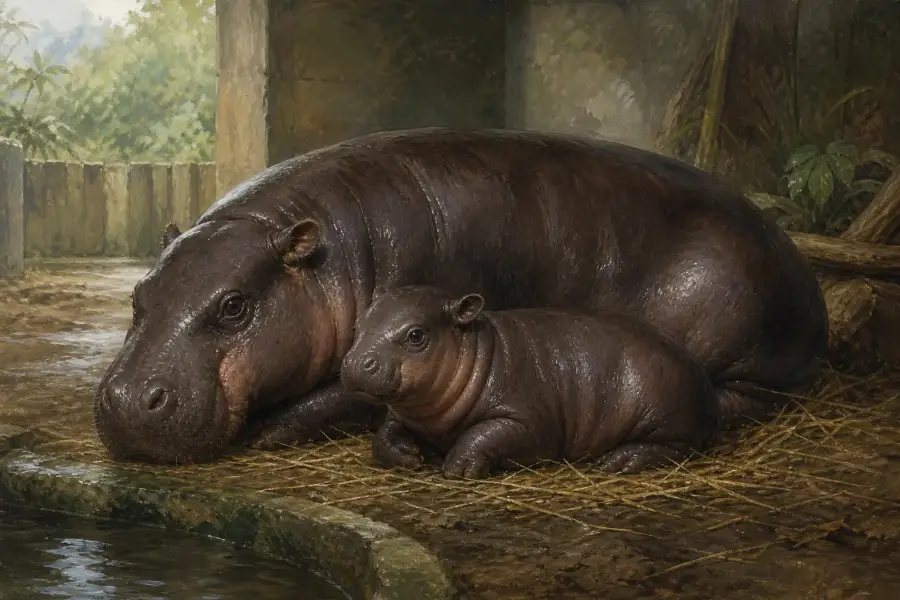 What Toronto’s pygmy hippo calf can—and cannot—do for conservation